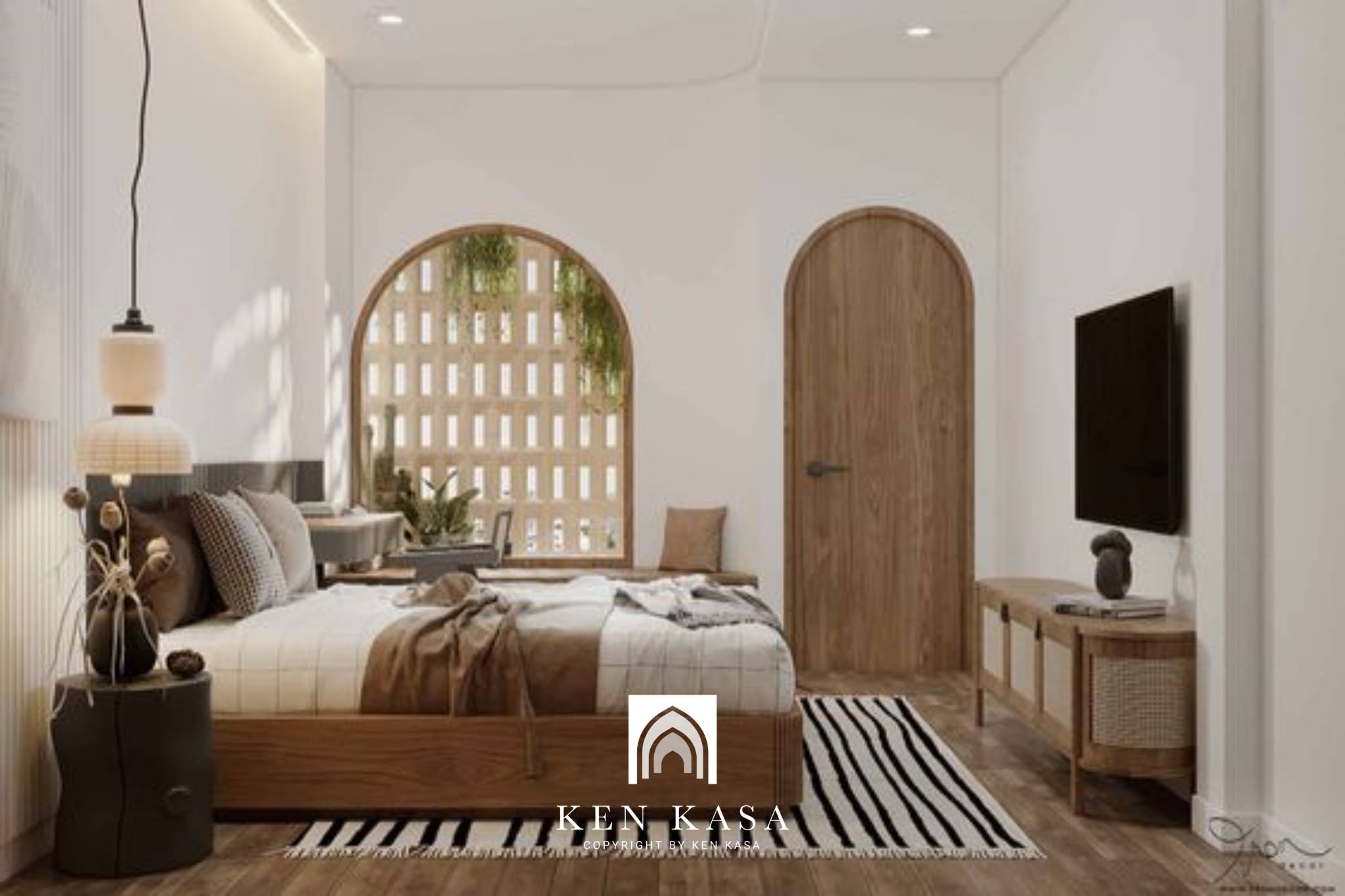 Đồ nội thất đơn giản trong thiết kế homestay nhà phố 